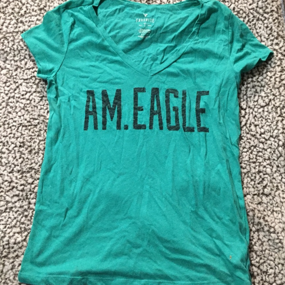 Teal American Eagle shirt